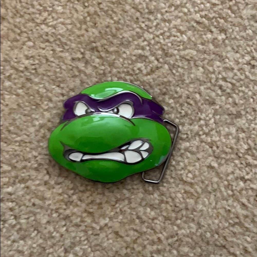Ninja turtles belt buckle
